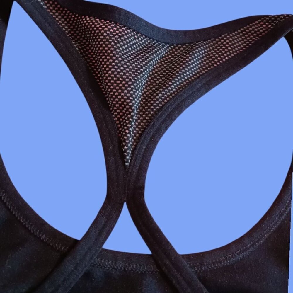 GH Sport Womens Racerback Sports Bra Black & Gray set of 2 - Picture 7 of 16